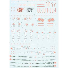 [Amex] Fluorescent  Water Decal for MR Model (MJH) HIRM alike 1/100 Gundam Astray Noir