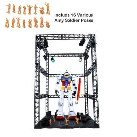 [VT] PG Gundam Machine Nest Domain Base with 8 units Projection Light and 16 Soldier Pose - Super Large