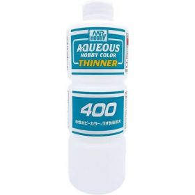 Mr Hobby Mr Aqueous Color Thinner Water Based Solvent Base Hobby Color Gundam Model Kits (400ml)