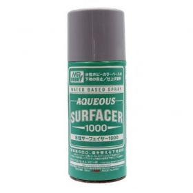 Mr Hobby Aqueous Surfacer 1000 Spray Type - Gray (170ml)