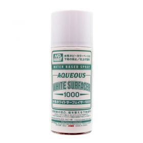 Mr Hobby Aqueous Surfacer 1000 Spray Type - White (170ml)