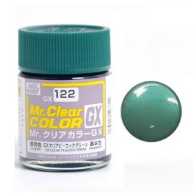 Mr. Hobby Mr. Clear Color Paint GX122 Clear Peacock Green - 18ml