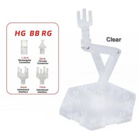 SD, BB, EG, HG and RG Gundam Action Base 5 Tapak Gundam XH-554 (Clear)