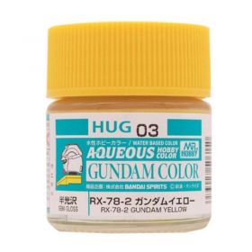 Mr Hobby Mr Aqueous Paint Gundam Color for RX-78-2 Gundam Yellow