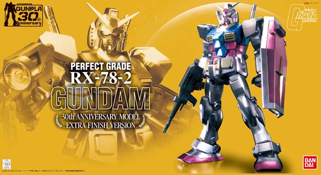 PG 1/60 RX-78-2 Gundam (30th Anniversary Limited Model Extra Finish)