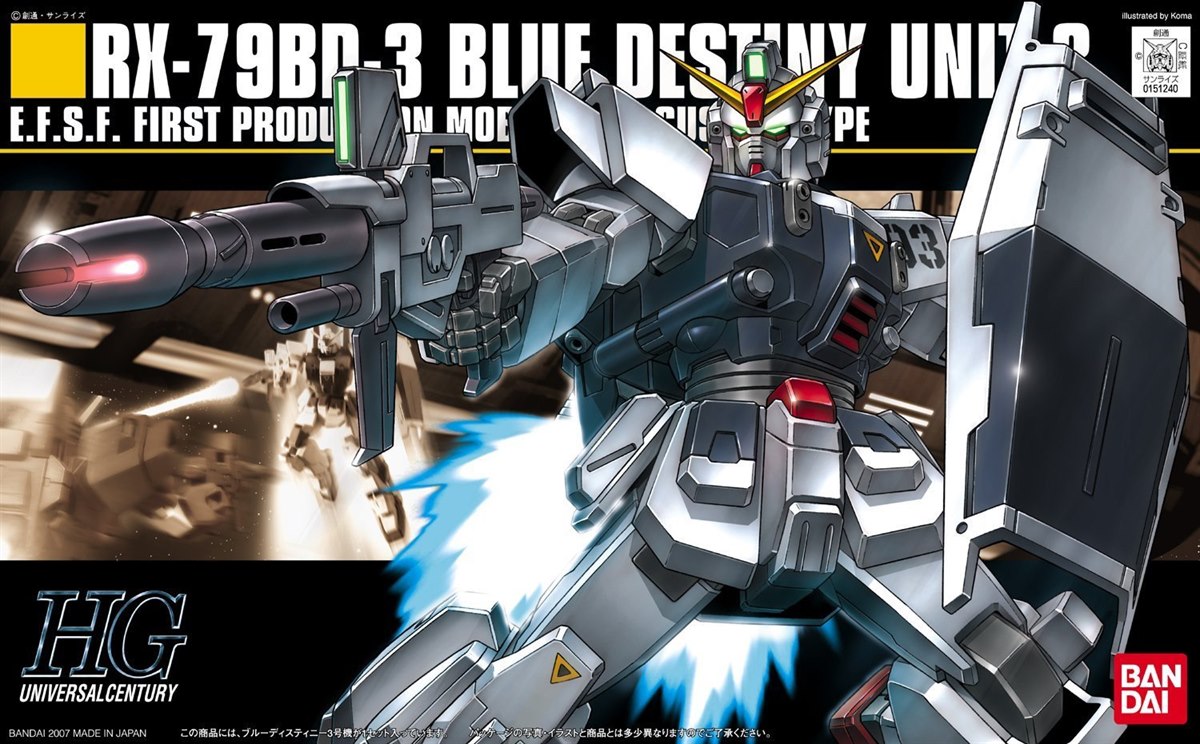 [082] HGUC 1/144Blue Destiny Unit 3