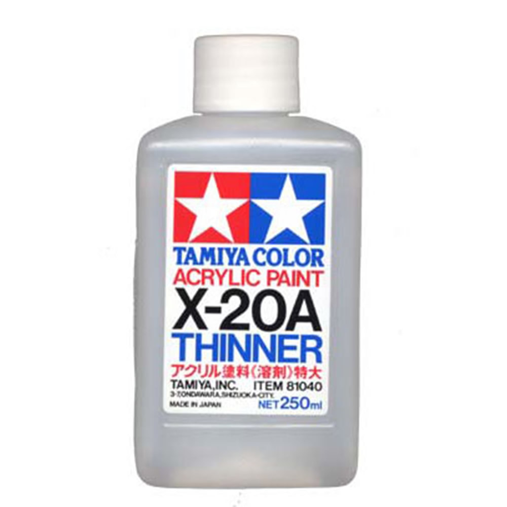 Tamiya Acrylic Paint X 20a Thinner 250ml Bandai Gundam Models Kits 