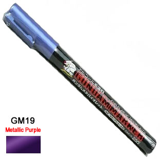 Gundam Marker Pen - Oil Based GM19 (Metallic Purple)