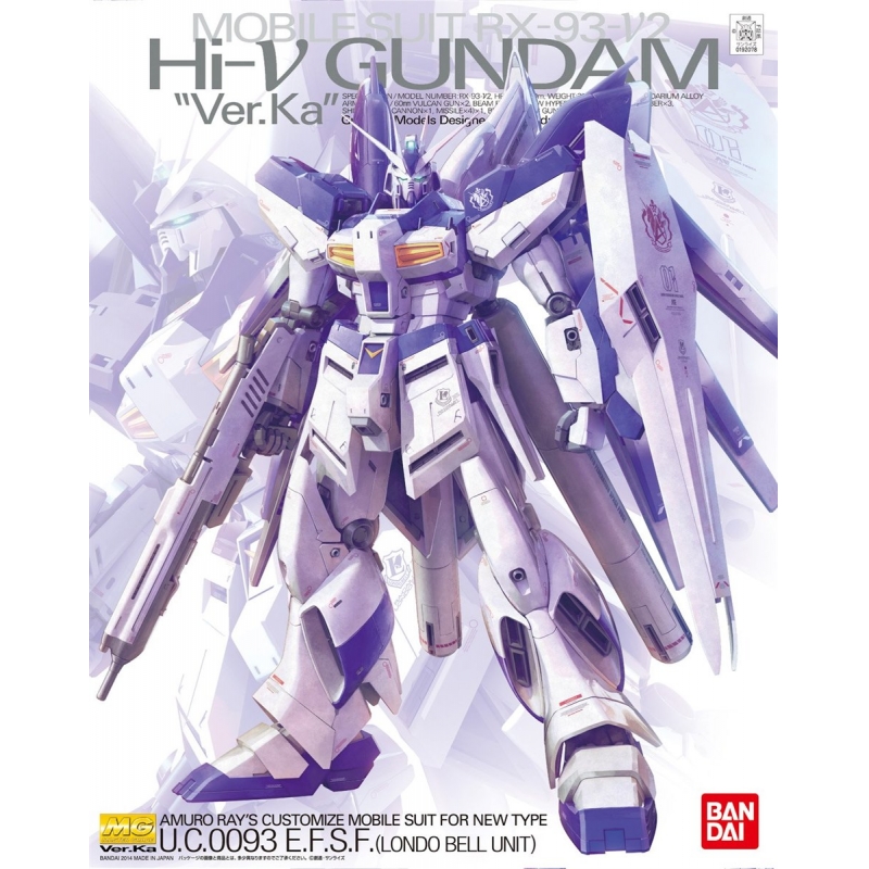 MG 1/100 Hi-Nu Hi-v Hi Nu Hi v Gundam Ver.Ka