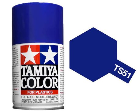Tamiya Racing Blue Paint Spray TS-51