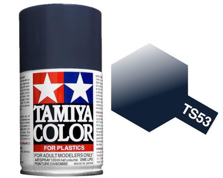 Tamiya Deep Metallic Blue Paint Spray TS-53