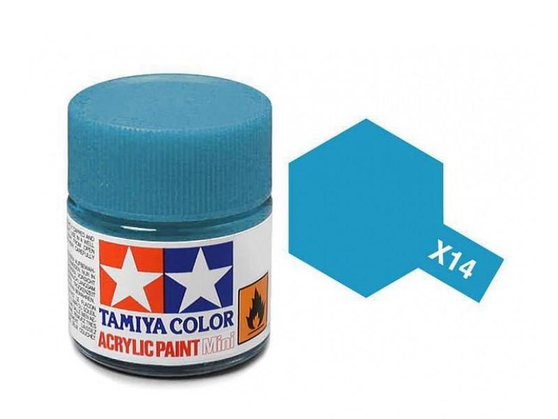 Tamiya Color Acrylic Paint Mini X-14 (Sky Blue) (10ml)