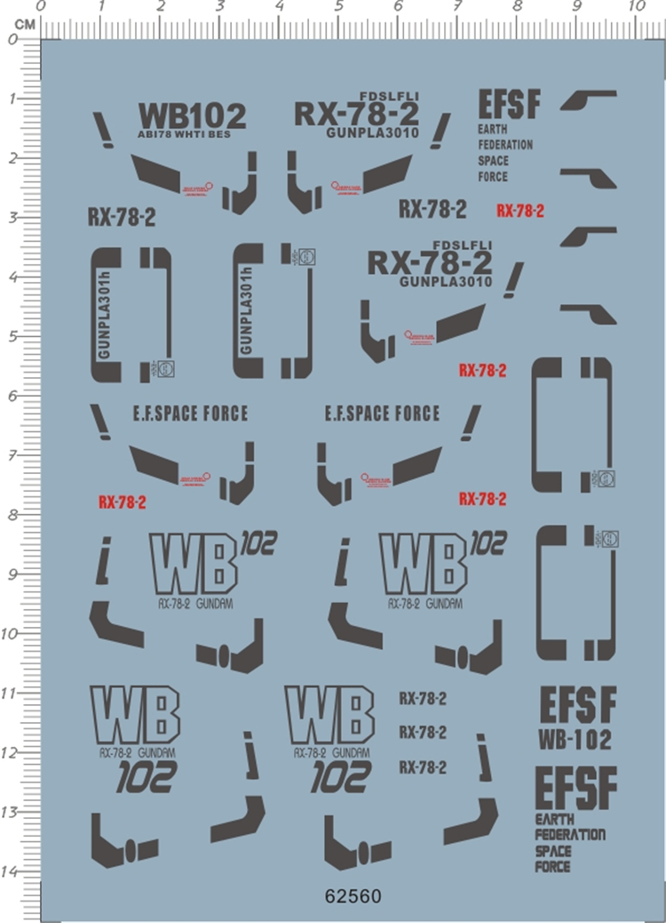 [Water Decal] Megasize 1/48 RX-78-2