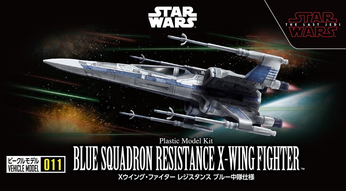 [Star Wars] Vehicle Model Series 011 - Blue Squadron Resistance X-Wing Fighter