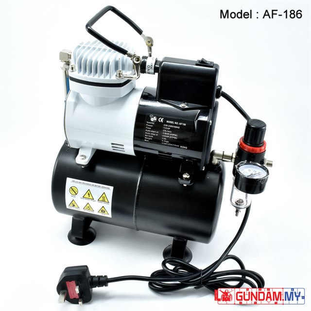 [HSENG] AF-186 Mini Airbrush Compressor 