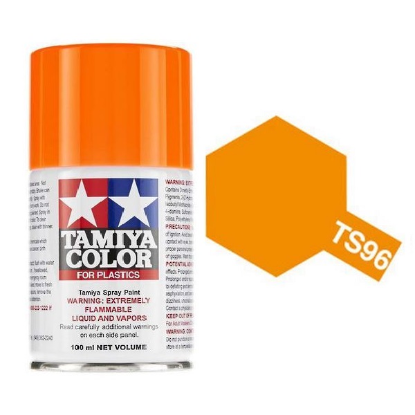 Tamiya Fluorescent Orange Paint Spray TS-96