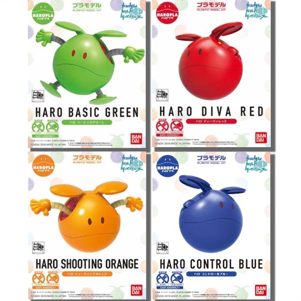 [4 in 1] Haropla [Basic Green, Diva Red, Shooting Orange & Control Blue]