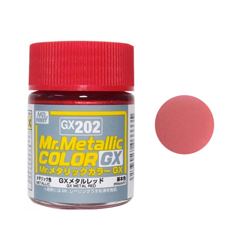 Mr. Hobby-Mr. Color-GX202 Metal Red (18ml)