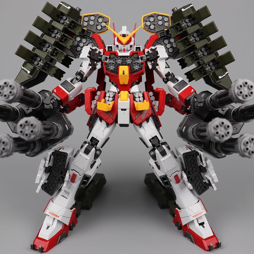 Gundam Heavy Arms Custom IGEL MG 1/100 Super Nova XXXG-01H2 Assembly Model 