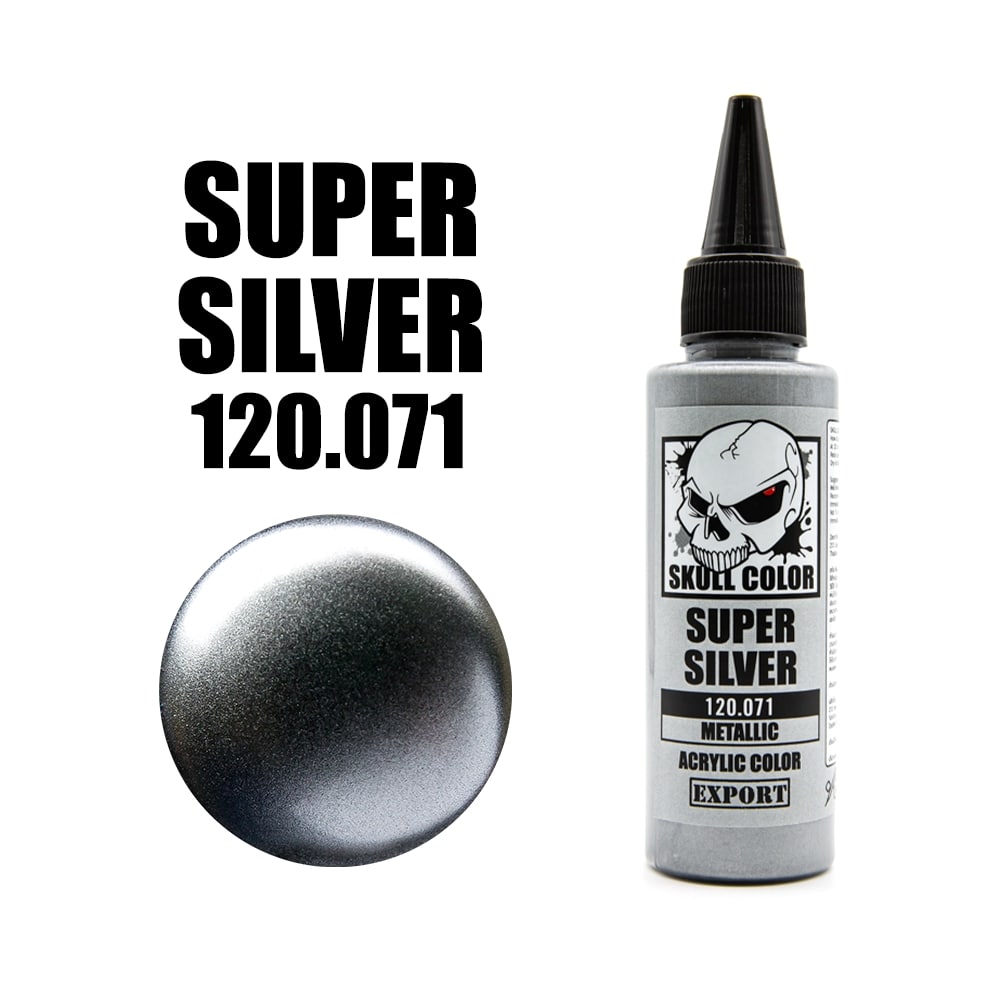 071 Skull Color Metallic Super Silver 60 ml