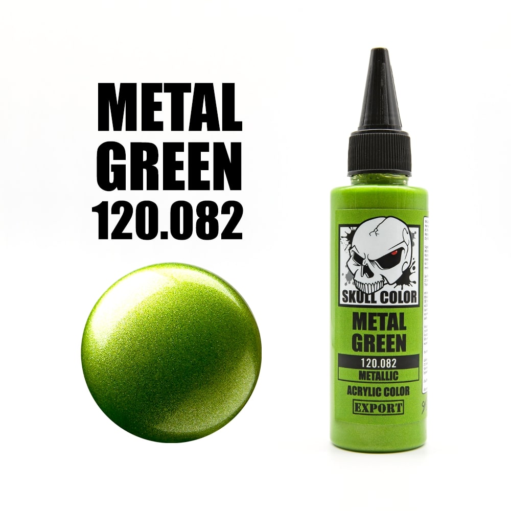 082 Skull Color METALLIC Metal Green 60 ml