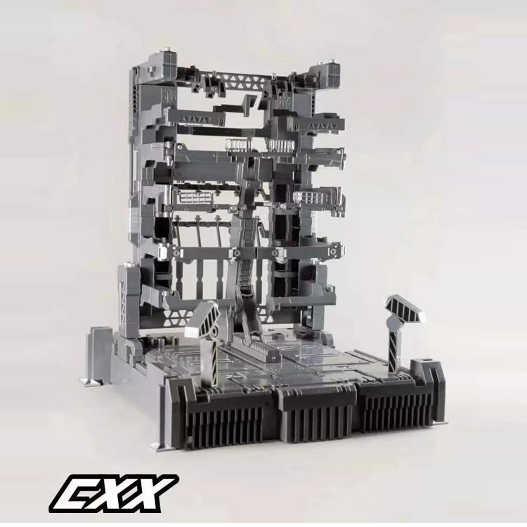 CXX EX Energy and Repair Garage for MG / HG / RG Gundam (Dark Gray Color)