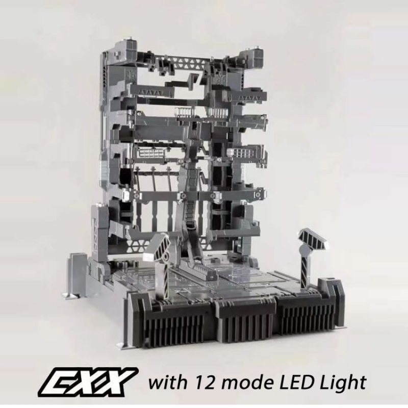 CXX EX Energy and Repair Garage for MG / HG / RG Gundam with LED (Dark Gray Color)