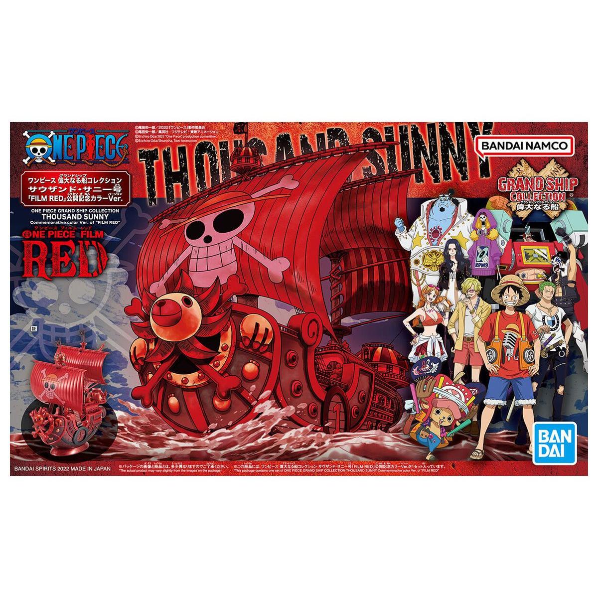 One Piece Grand Ship Collection Thousand Sunny FILM RED Commemorative Color Ver.