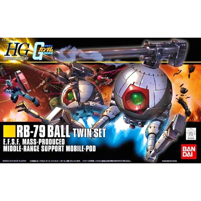 [114] HGUC 1/144 RB-79 Ball Twin Set