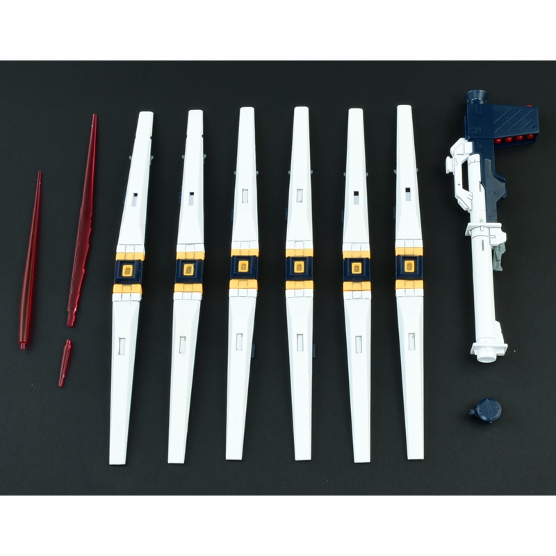 Fin Funnels Effect Set and Beam Rifle for Entry Grade Nu Gundam