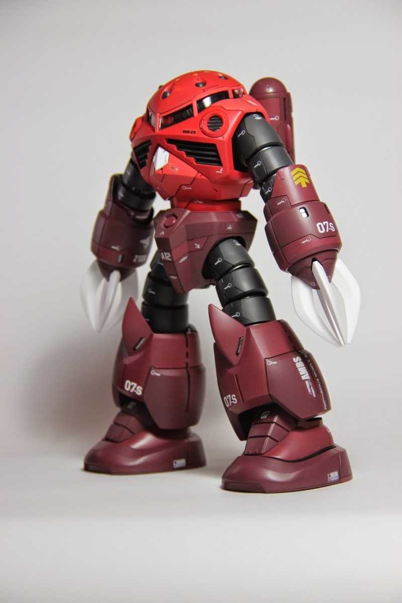 1/100 MG MSM-07S Z`GOK CHAR'S Custom Gundam Model Water Decal 