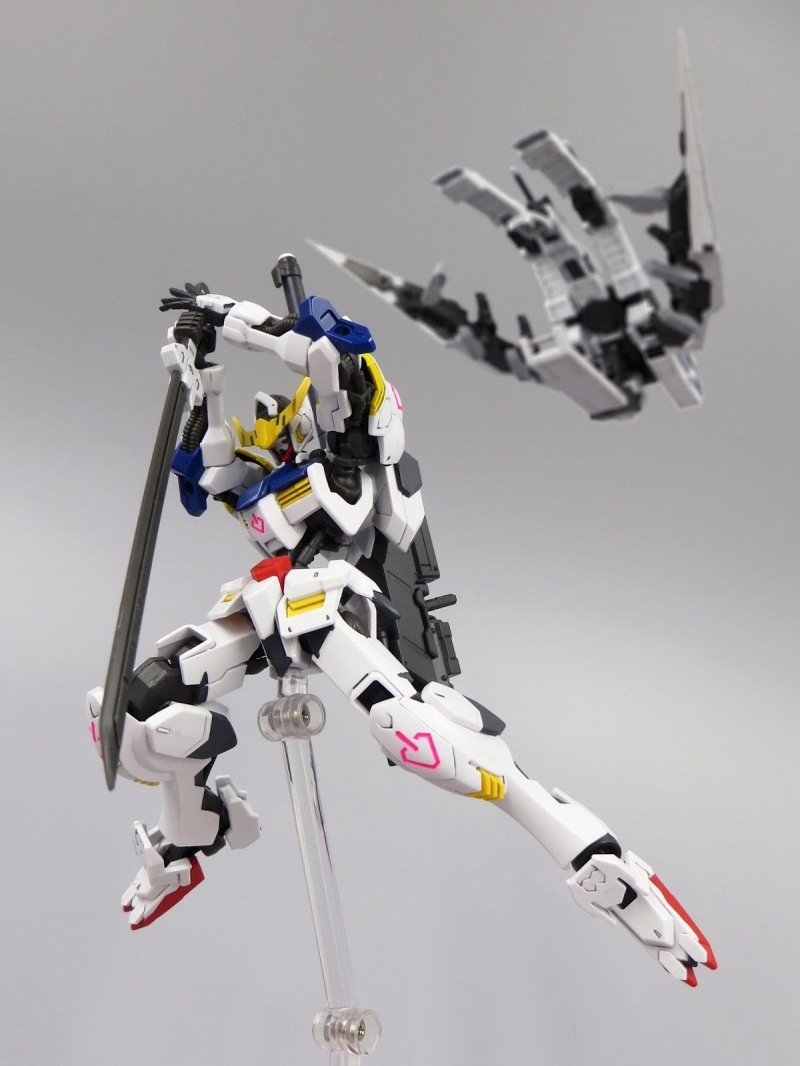 BANDAI HG 1/144 Gundam Barbatos & Long Distance Transport Booster Kit F/S 