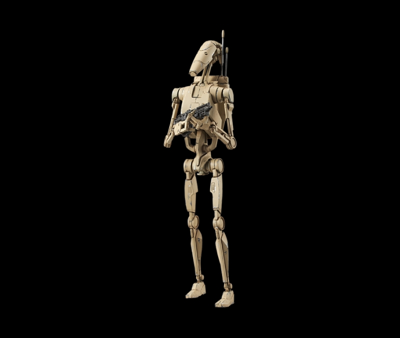 bandai battle droid model kit