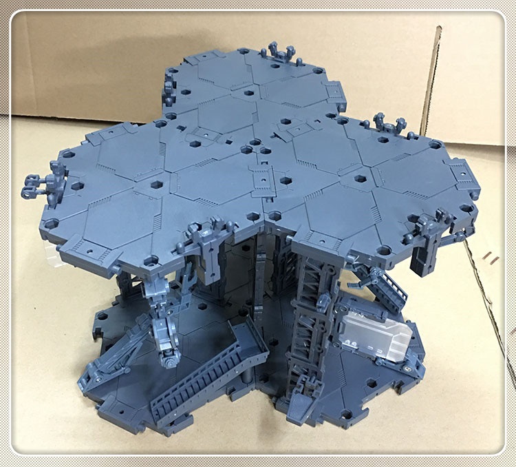 [CG] 3 Gundam Hexagonal Nest Action Base in 1 box - suitable for SD, BB, FG, HG, RG