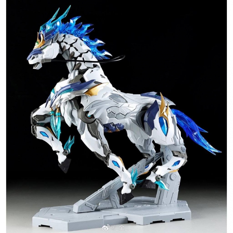 Kit Modèle Motor Nuclear MNP XH05 Tengyu Sei Ryuyun Gyokuran - Dragon Blanc En Plastique ABS Et Alliage, 26 Cm