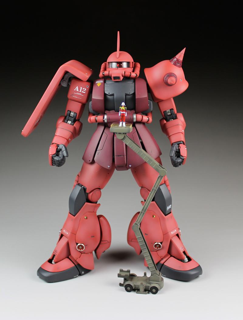 MG 1/100 MS06S Char's Zaku II Ver.2.0 Bandai gundam models kits