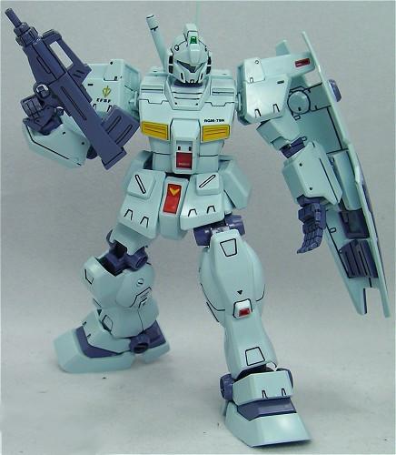 MG 1/100 RGM-79N GM Custom | Bandai gundam models kits premium