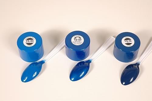 Tamiya Blue Spray TS-15 Bandai gundam models kits 