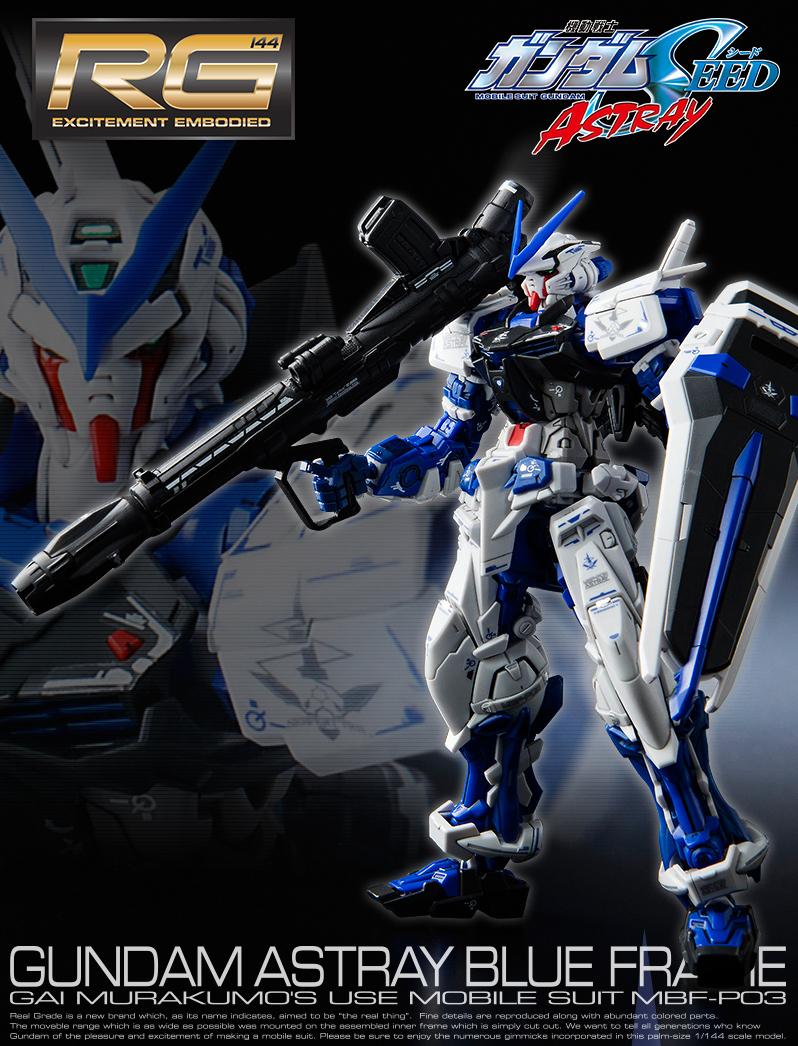 P-Bandai Exclusive: RG 1/144 Gundam Astray Blue Frame | Bandai