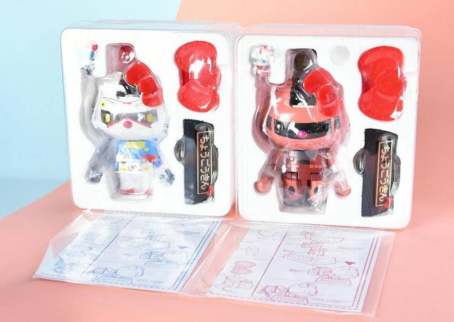 Tamashii Chogokin Gundam and Char's Zaku II Hello Kitty | Bandai
