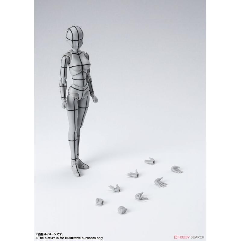 S.H.Figuarts Body-chan -Wire Frame- (Gray Color Ver.) | Bandai gundam ...