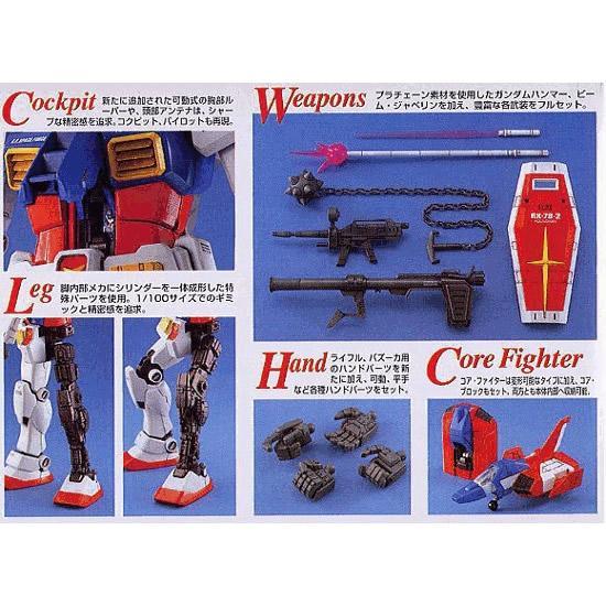 MG 1/100 RX-78-2 Gundam Ver.1.5 | Bandai gundam models kits