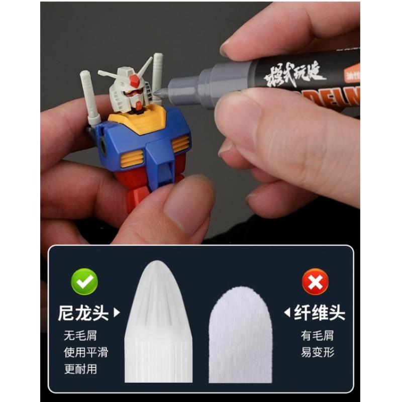 Mo Shi Model Skintone Marker Pen MS026 D008 Skeleton Grey | Bandai ...