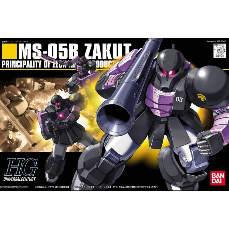 068] HG 1/144 MS-05 Zaku I The Black Tri-Star | Gundam.my