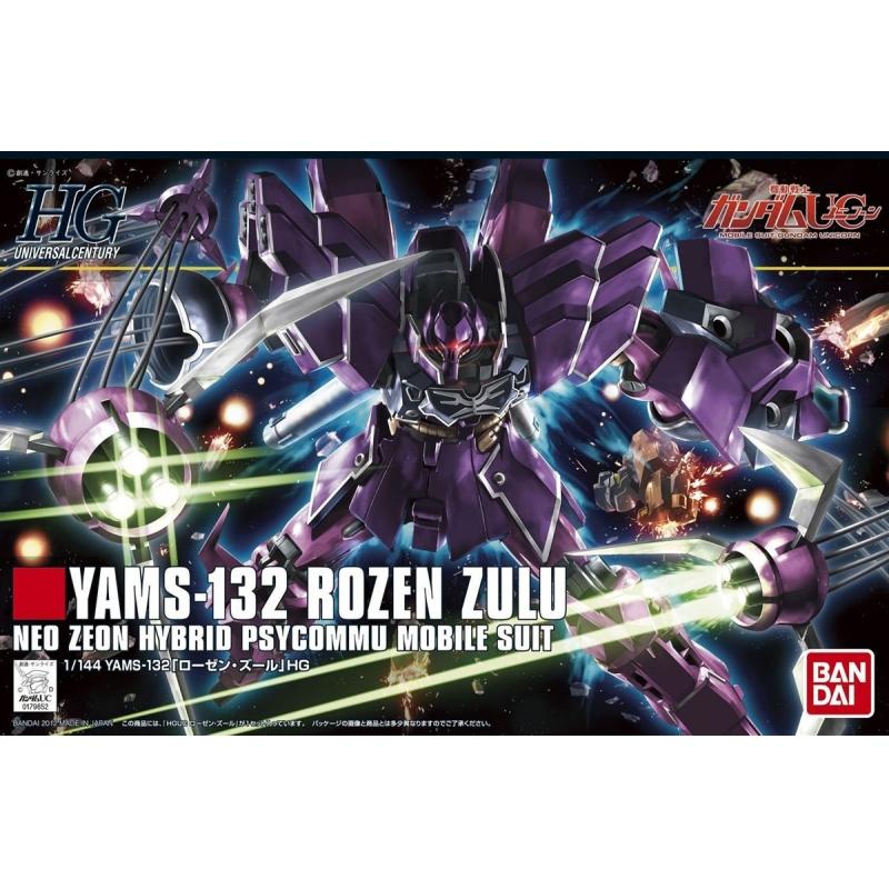 149] HGUC 1/144 YAMS-132 Rozen Zulu | Bandai gundam models kits