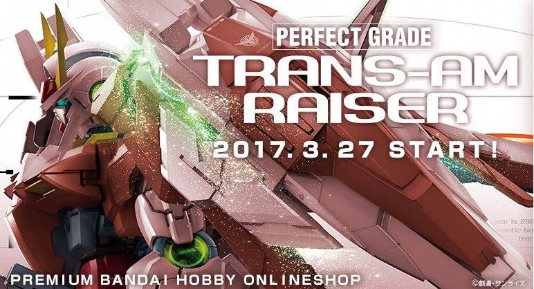 P-Bandai Exclusive: PG 1/60 Gundam 00 Raiser (Trans-am Mode)