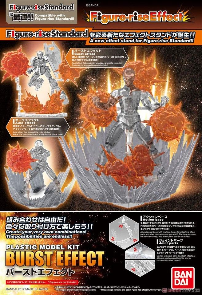 Figure-rise Effect] Burst Effect (Orange) | Bandai gundam models