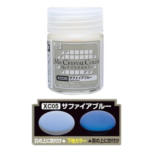 Mr. Hobby-MR.CRYSTAL COLOR-XC05 Sapphire Blue (18ml) | Bandai