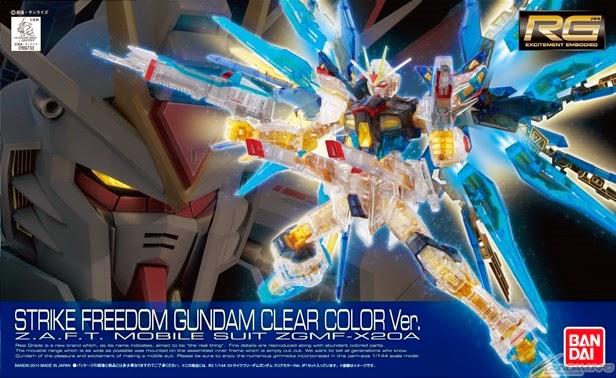 RG 1/144 STRIKE FREEDOM COLOR CLEAR VER | Bandai gundam models