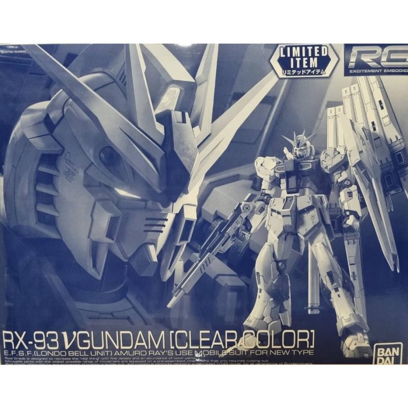 Event Limited RG 1/144 Nu Gundam / v Gundam [Clear Color] | Bandai